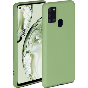 ONEFLOW Soft Case Samsung Galaxy A21s mit Kameraschutz – Bambusgrün ONEFLOW Soft Case Samsung Galaxy A21s mit Kameraschutz – Bambusgrün