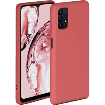 ONEFLOW ONEFLOW Soft Case Samsung Galaxy A32 5G mit Kameraschutz – Sonnenuntergangsrot