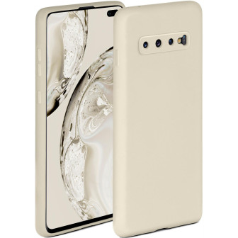 ONEFLOW Soft Case Samsung Galaxy S10 Plus mit Kameraschutz – Creme ONEFLOW Soft Case Samsung Galaxy S10 Plus mit Kameraschutz – Creme