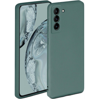 ONEFLOW Soft Case Samsung Galaxy S21 Plus mit Kameraschutz – Petrol