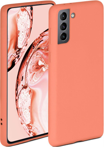 ONEFLOW ONEFLOW Soft Case Samsung Galaxy S21 Plus mit Kameraschutz – Papaya
