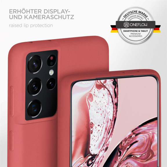 ONEFLOW Soft Case Samsung Galaxy S21 Ultra mit Kameraschutz – Weiteres Produktbild 4