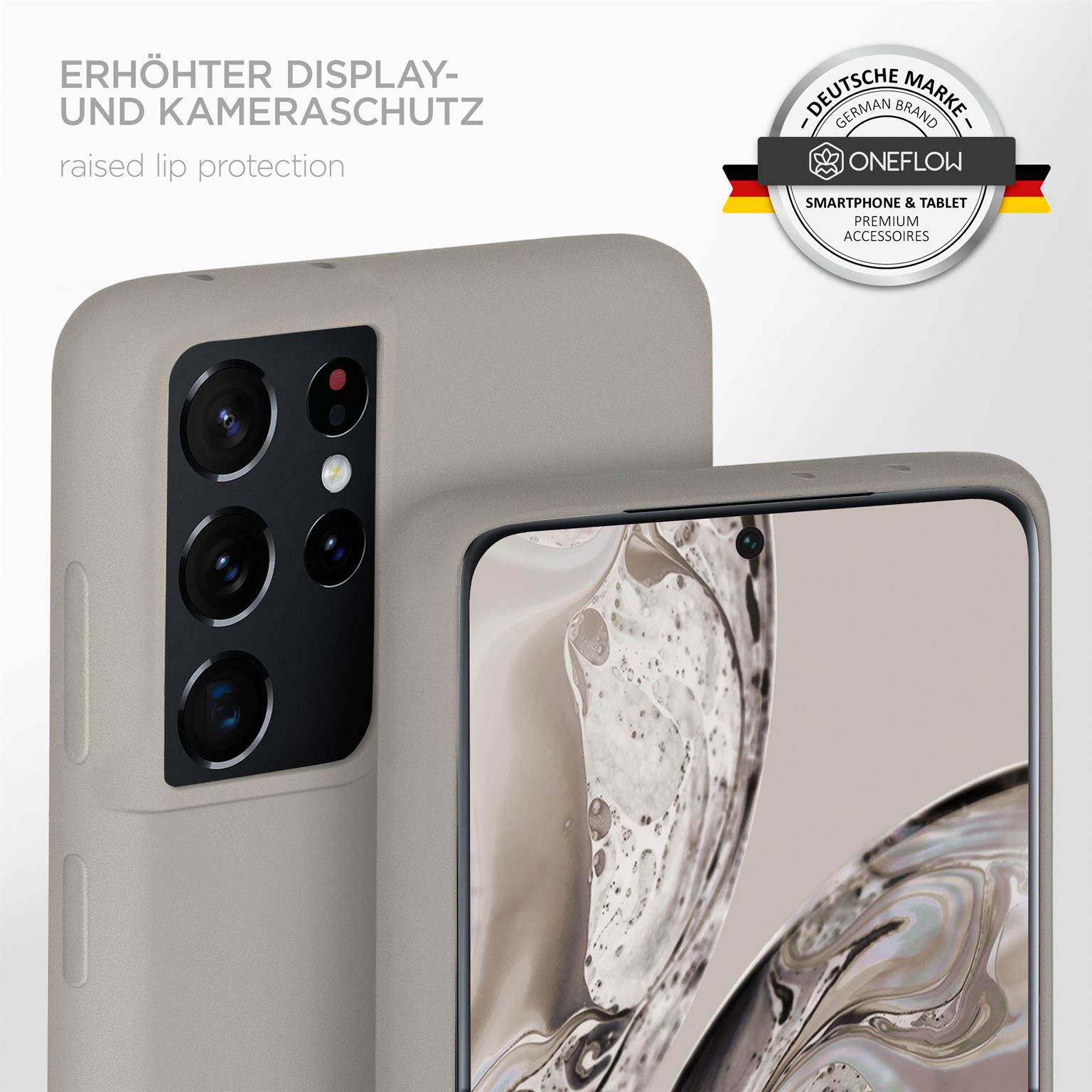 ONEFLOW Soft Case Samsung Galaxy S21 Ultra mit Kameraschutz – Weiteres Produktbild 4