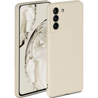 ONEFLOW Soft Case Samsung Galaxy S21 mit Kameraschutz – Creme ONEFLOW Soft Case Samsung Galaxy S21 mit Kameraschutz – Creme