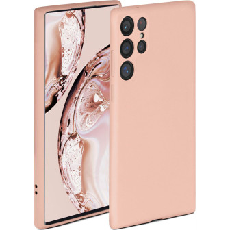 ONEFLOW ONEFLOW Soft Case Samsung Galaxy S22 Ultra mit Kameraschutz – Sand Rosé