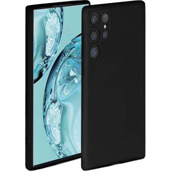 ONEFLOW ONEFLOW Soft Case Samsung Galaxy S22 Ultra mit Kameraschutz – Onyx Schwarz
