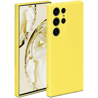 ONEFLOW ONEFLOW Soft Case Samsung Galaxy S23 Ultra mit Kameraschutz – Melonengelb