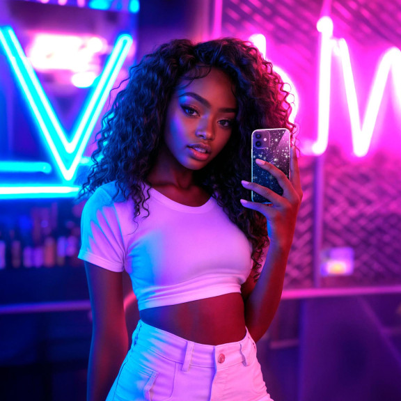 moex Sparky Case iPhone 12 mit Glitzer Design – Weiteres Produktbild 2