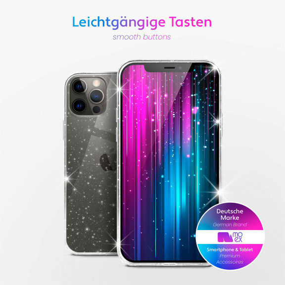 moex Sparky Case iPhone 12 Pro mit Glitzer Design – Weiteres Produktbild 3 moex Sparky Case iPhone 12 Pro mit Glitzer Design – Weiteres Produktbild 3