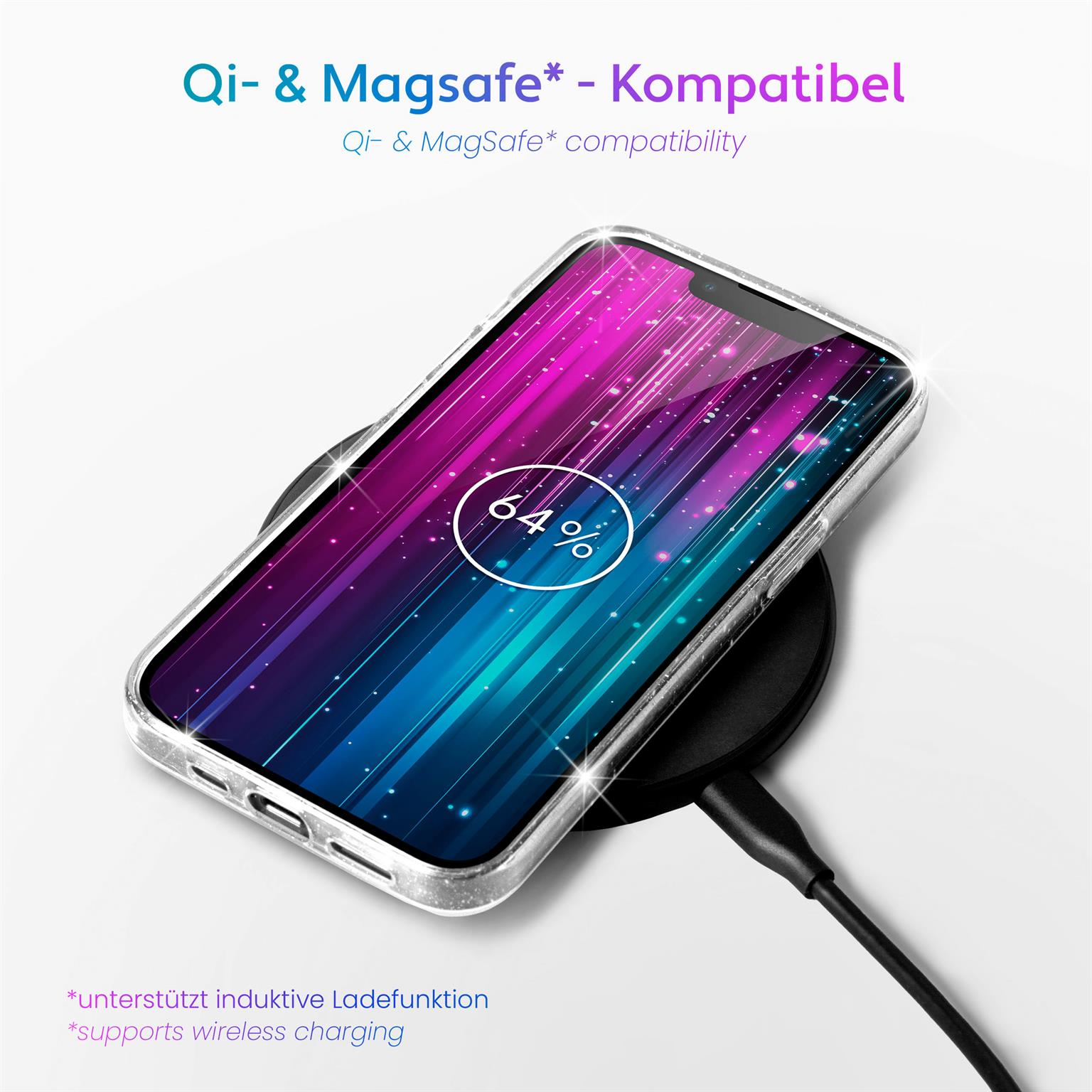 moex Sparky Case iPhone 13 Pro mit Glitzer Design – Weiteres Produktbild 8 moex Sparky Case iPhone 13 Pro mit Glitzer Design – Weiteres Produktbild 8