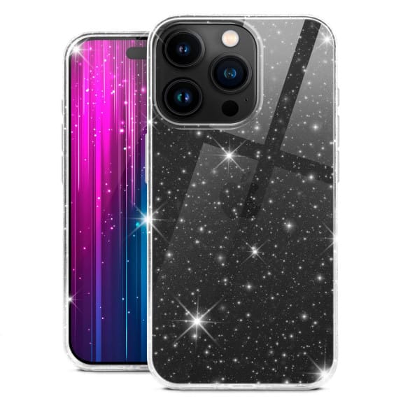 moex Sparky Case iPhone 16 Pro mit Glitzer Design – Weiteres Produktbild 1 moex Sparky Case iPhone 16 Pro mit Glitzer Design – Weiteres Produktbild 1