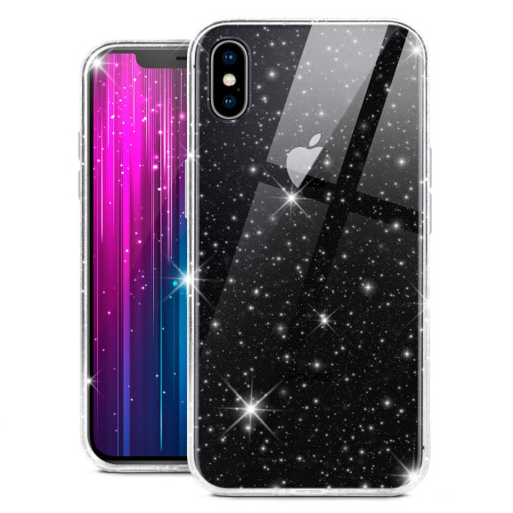 moex Sparky Case iPhone X mit Glitzer Design – Weiteres Produktbild 1 moex Sparky Case iPhone X mit Glitzer Design – Weiteres Produktbild 1