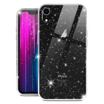 moex Sparky Case iPhone XR mit Glitzer Design – CLEAR moex Sparky Case iPhone XR mit Glitzer Design – CLEAR