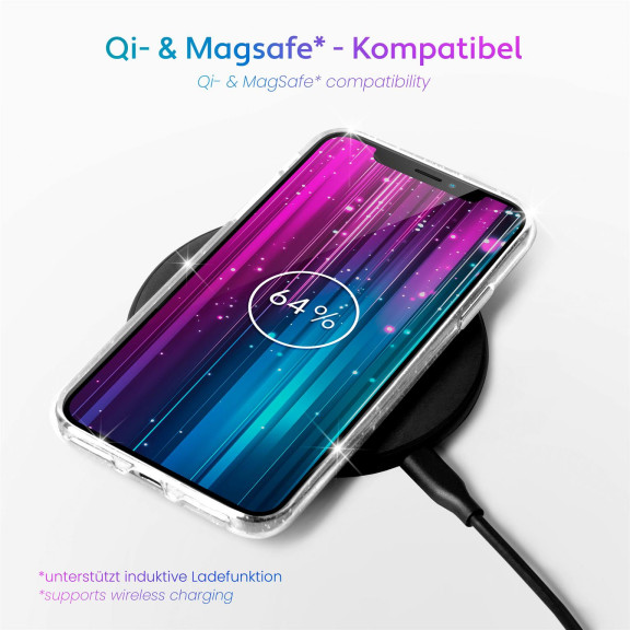 moex Sparky Case iPhone XS mit Glitzer Design – Weiteres Produktbild 8