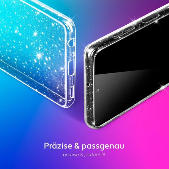 moex Sparky Case Samsung Galaxy A12 mit Glitzer Design – Weiteres Produktbild 4
