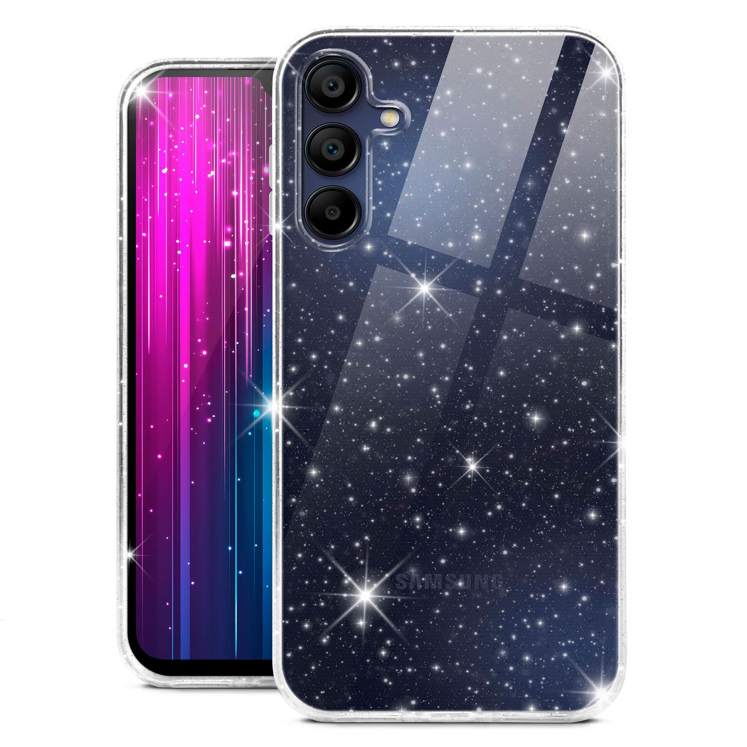 moex Sparky Case Samsung Galaxy A15 5G mit Glitzer Design – Weiteres Produktbild 1 moex Sparky Case Samsung Galaxy A15 5G mit Glitzer Design – Weiteres Produktbild 1