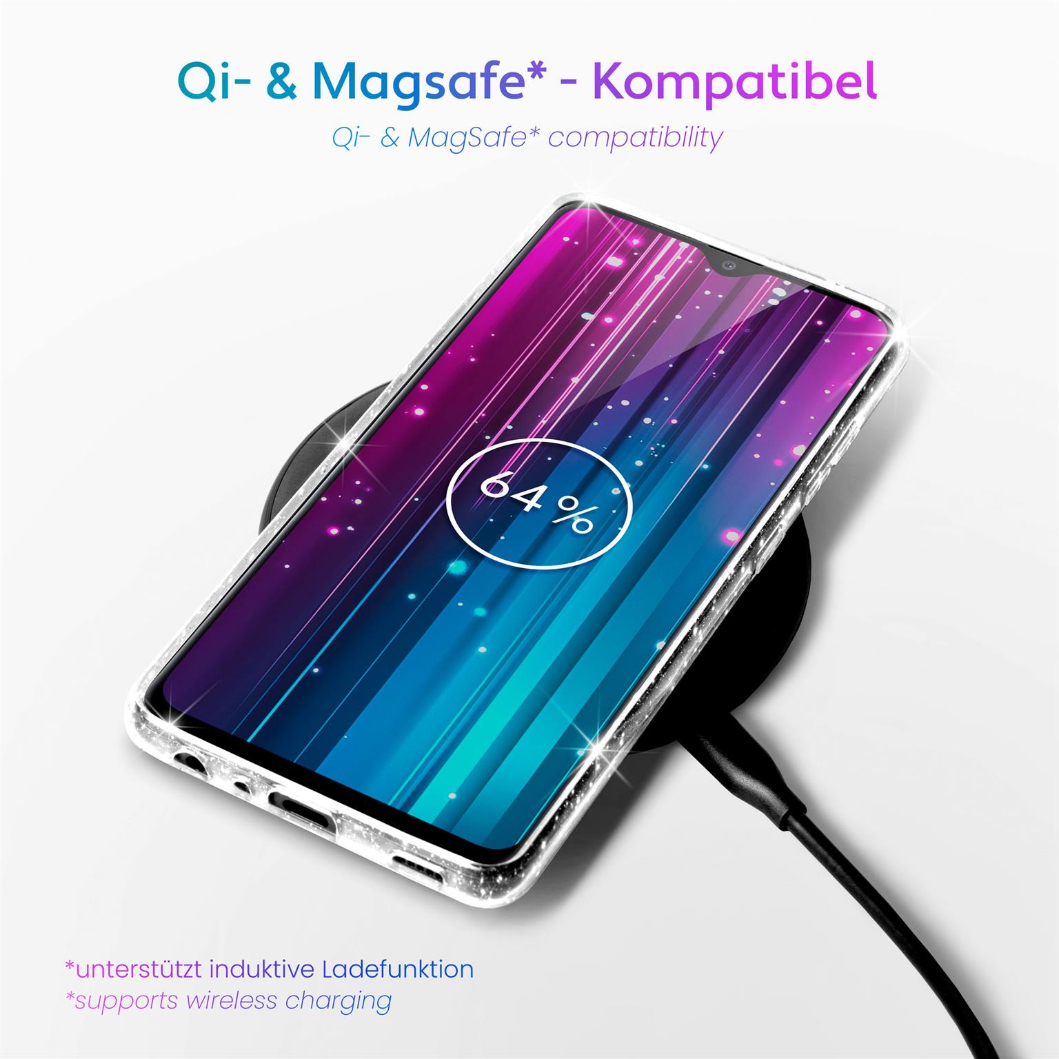 moex Sparky Case Samsung Galaxy A20e mit Glitzer Design – Weiteres Produktbild 7