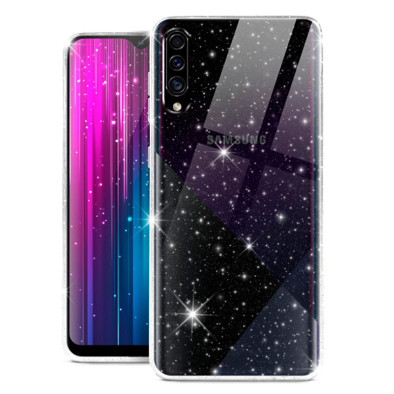 moex Sparky Case Samsung Galaxy A30s mit Glitzer Design – Weiteres Produktbild 1