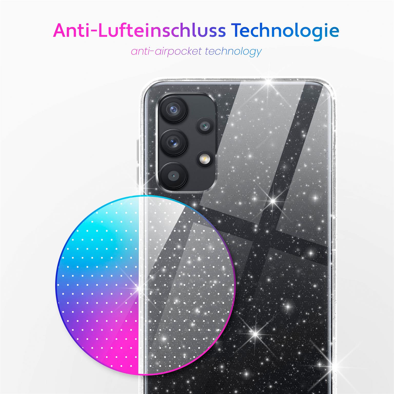 moex Sparky Case Samsung Galaxy A32 5G mit Glitzer Design – Weiteres Produktbild 4