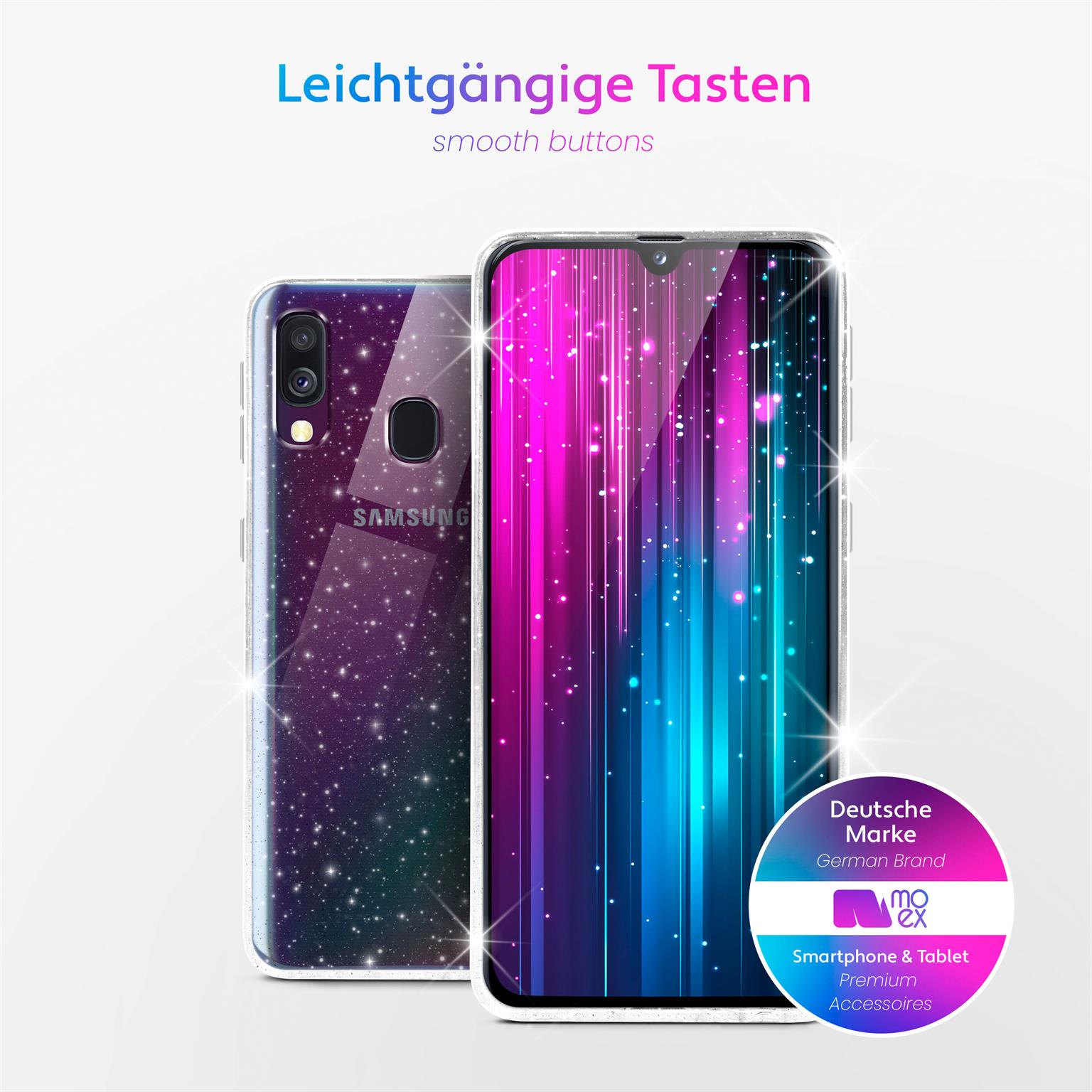 moex Sparky Case Samsung Galaxy A40 mit Glitzer Design – Weiteres Produktbild 3 moex Sparky Case Samsung Galaxy A40 mit Glitzer Design – Weiteres Produktbild 3