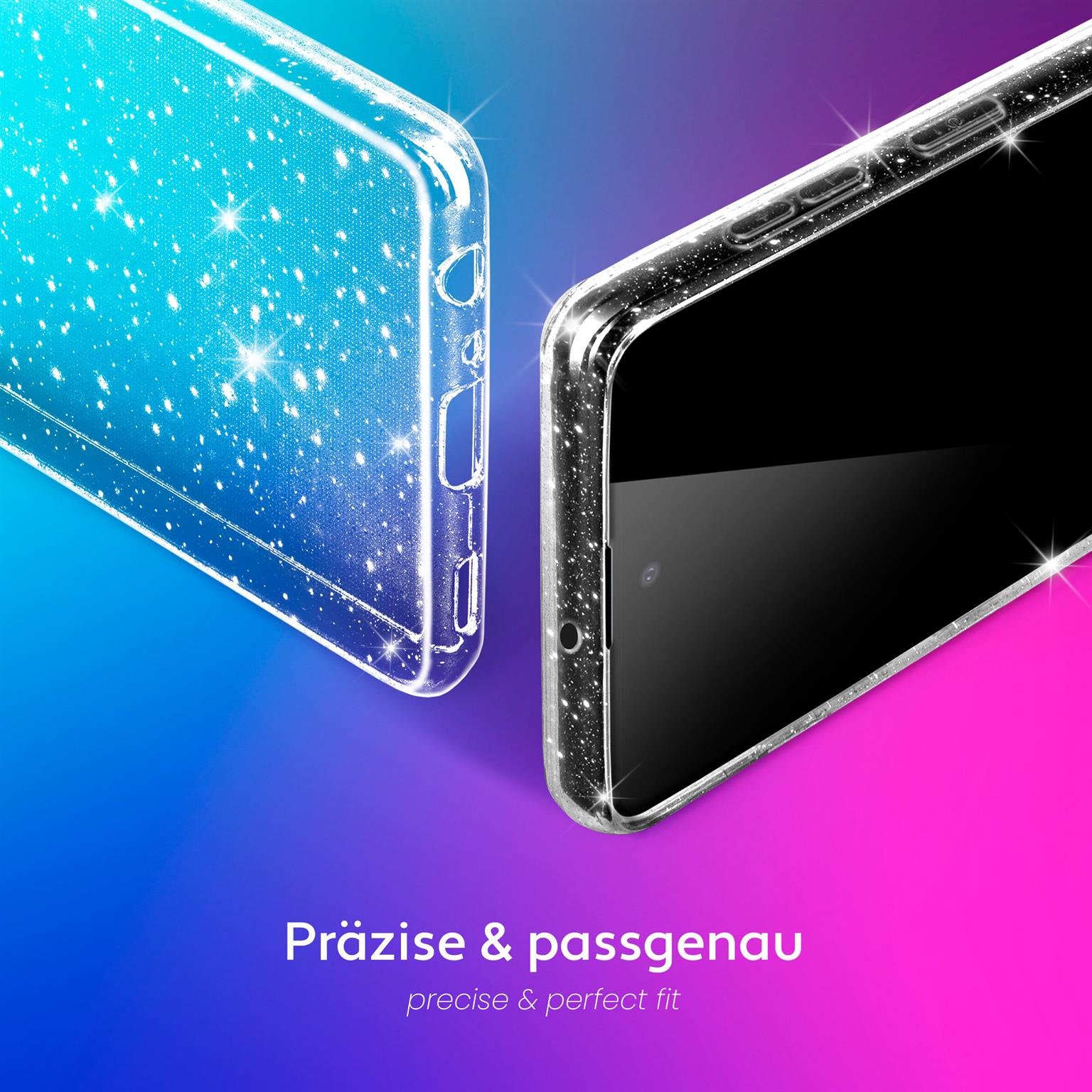 moex Sparky Case Samsung Galaxy A51 mit Glitzer Design – Weiteres Produktbild 4