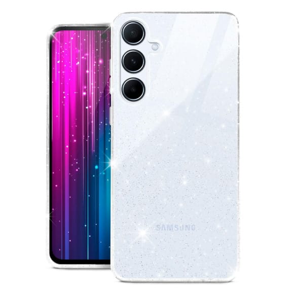 moex Sparky Case Samsung Galaxy A56 5G mit Glitzer Design – Weiteres Produktbild 1 moex Sparky Case Samsung Galaxy A56 5G mit Glitzer Design – Weiteres Produktbild 1