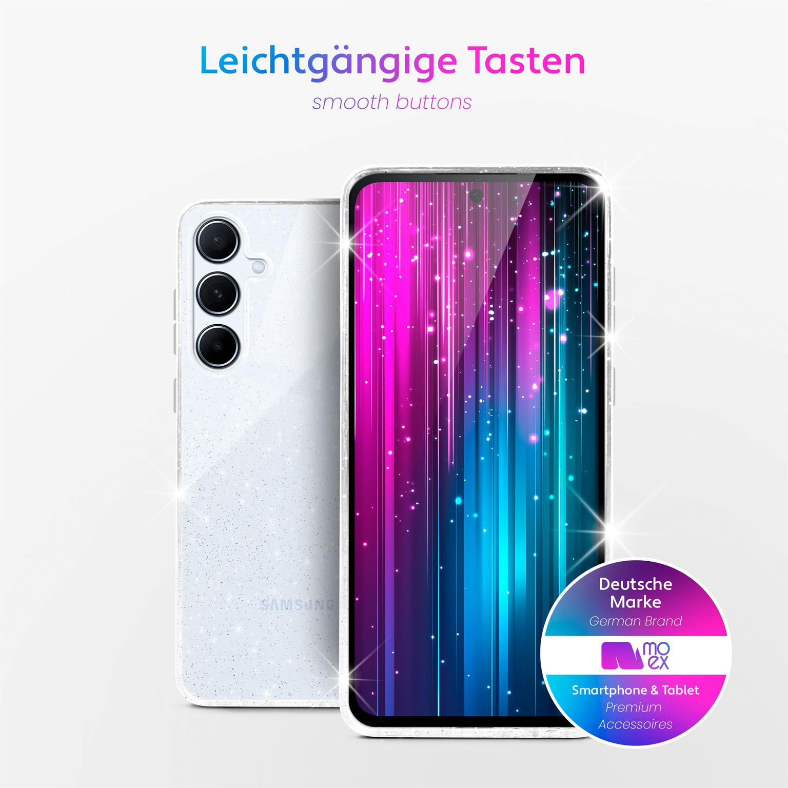 moex Sparky Case Samsung Galaxy A56 5G mit Glitzer Design – Weiteres Produktbild 3