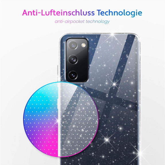 moex Sparky Case Samsung Galaxy S20 FE mit Glitzer Design – Weiteres Produktbild 5