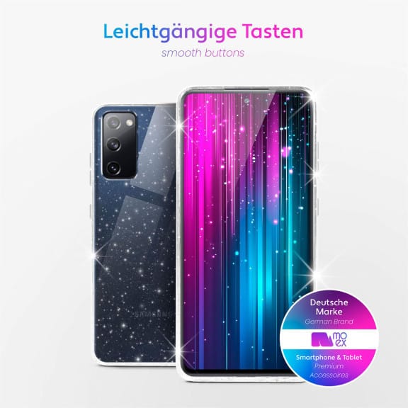moex Sparky Case Samsung Galaxy S20 FE 5G mit Glitzer Design – Weiteres Produktbild 3 moex Sparky Case Samsung Galaxy S20 FE 5G mit Glitzer Design – Weiteres Produktbild 3