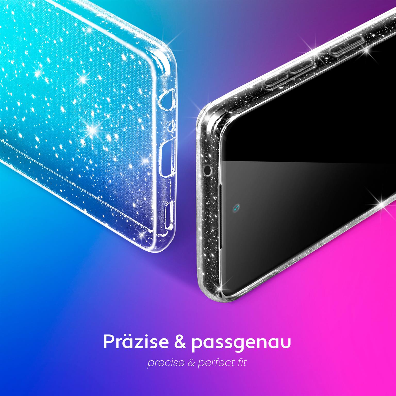 moex Sparky Case Samsung Galaxy S21 FE 5G mit Glitzer Design – Weiteres Produktbild 4 moex Sparky Case Samsung Galaxy S21 FE 5G mit Glitzer Design – Weiteres Produktbild 4