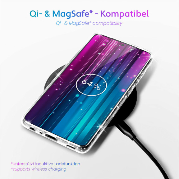 moex Sparky Case Samsung Galaxy S21 Ultra mit Glitzer Design – Weiteres Produktbild 8