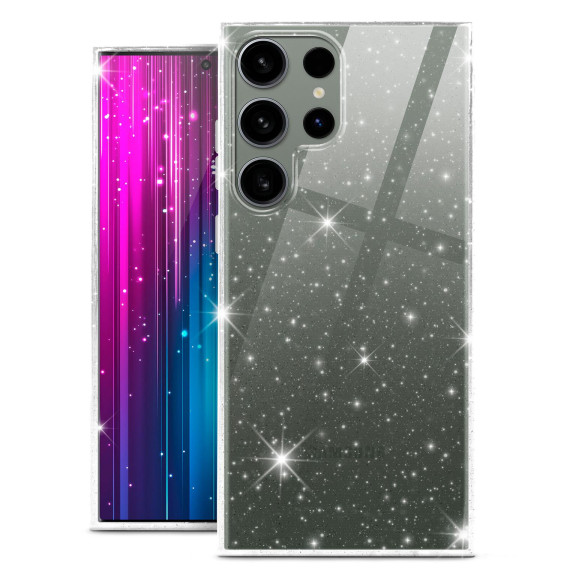 moex Sparky Case Samsung Galaxy S24 Ultra mit Glitzer Design – Weiteres Produktbild 1