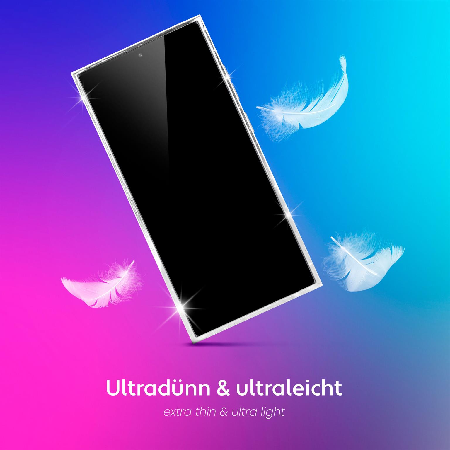 moex Sparky Case Samsung Galaxy S24 Ultra mit Glitzer Design – Weiteres Produktbild 7