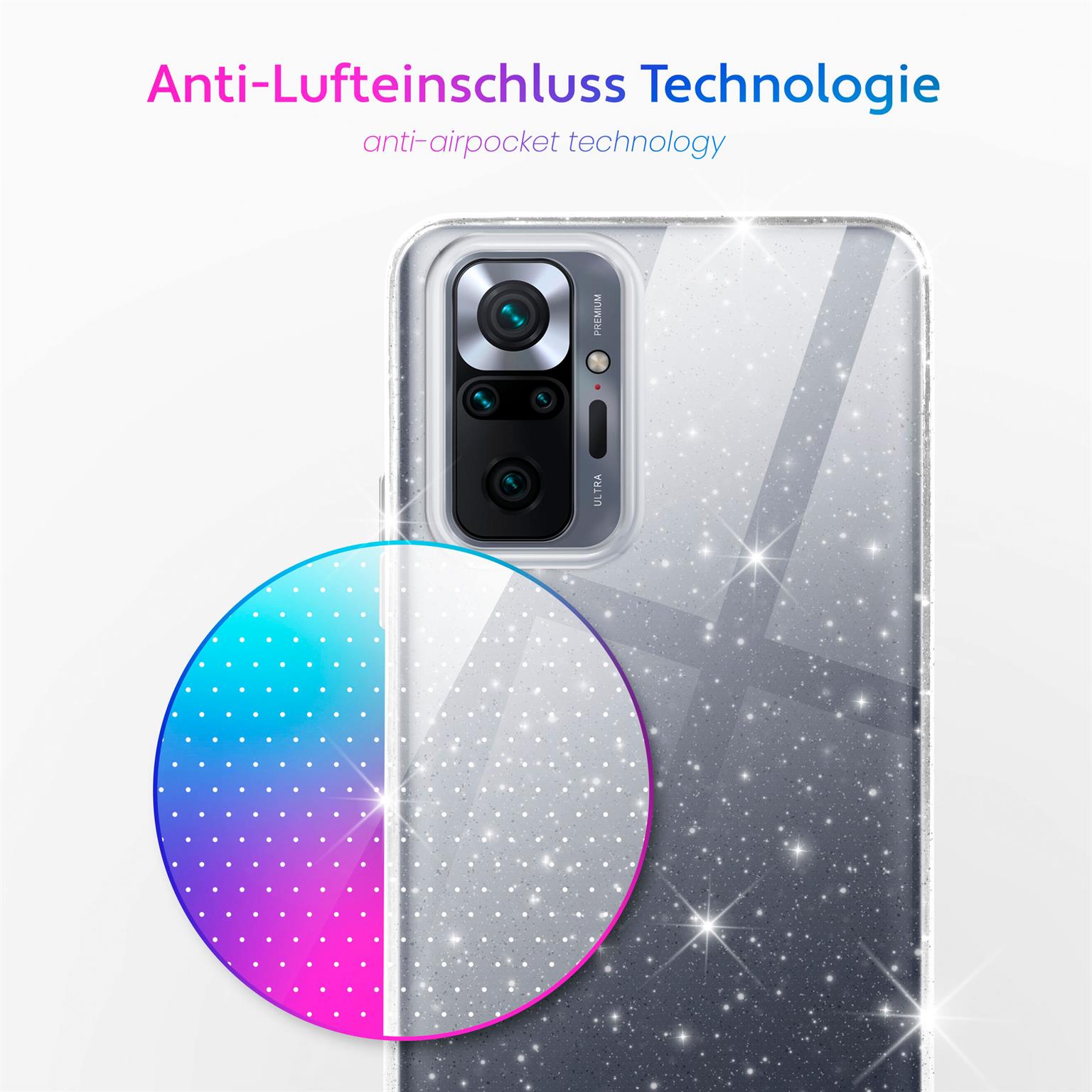 moex Sparky Case Redmi Note 10 Pro mit Glitzer Design – Weiteres Produktbild 4