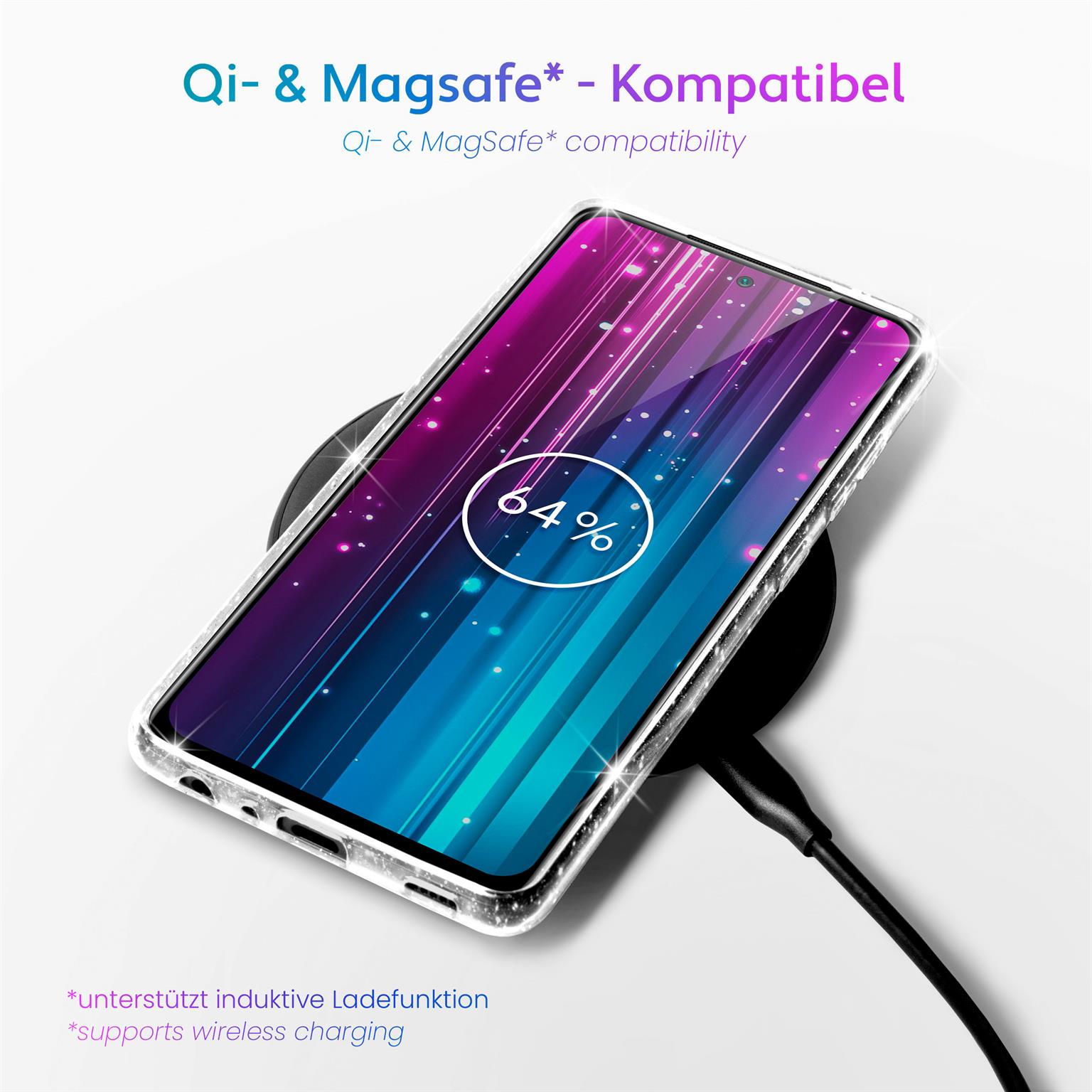 moex Sparky Case Redmi Note 10S mit Glitzer Design – Weiteres Produktbild 8