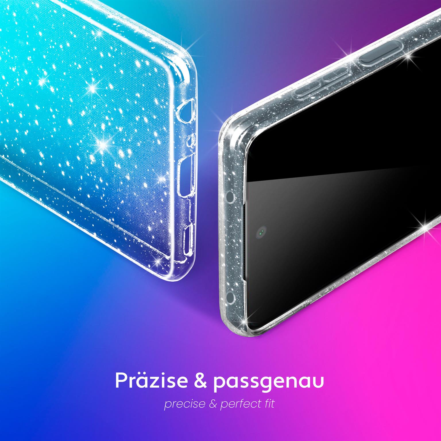 moex Sparky Case Redmi Note 9 Pro mit Glitzer Design – Weiteres Produktbild 3