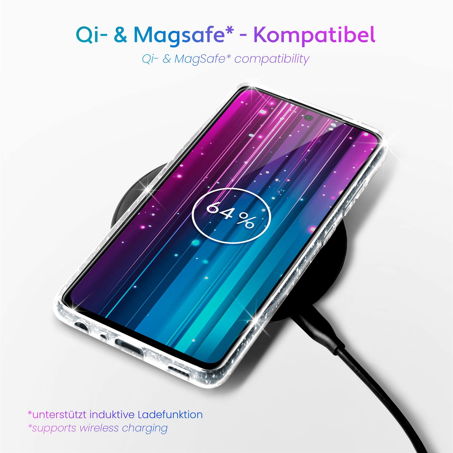 moex Sparky Case Redmi Note 9 Pro mit Glitzer Design – Weiteres Produktbild 7