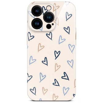 ONEFLOW ONEFLOW Splash Cover iPhone 15 Pro Design Muster – Denim Doodles