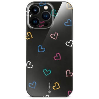 ONEFLOW ONEFLOW Splash Cover iPhone 15 Pro Design Muster – Retro Heartbeat