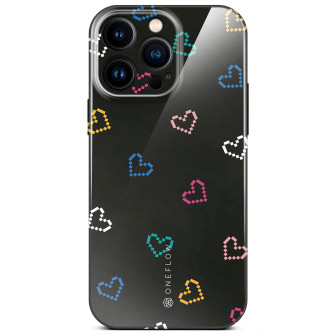 ONEFLOW ONEFLOW Splash Cover iPhone 15 Pro Design Muster – Retro Heartbeat