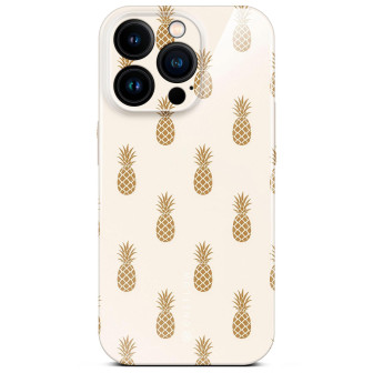 ONEFLOW ONEFLOW Splash Cover iPhone 16 Pro Design Muster – Cabana Gold
