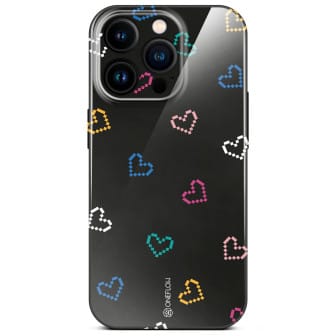 ONEFLOW ONEFLOW Splash Cover iPhone 16 Pro Design Muster – Retro Heartbeat