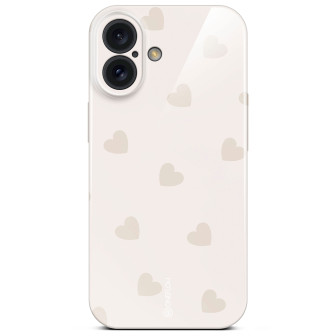 ONEFLOW Splash Cover iPhone 16 Design Muster – Latte Love ONEFLOW Splash Cover iPhone 16 Design Muster – Latte Love