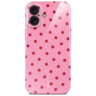 ONEFLOW ONEFLOW Splash Cover iPhone 16 Design Muster – Berry Dots