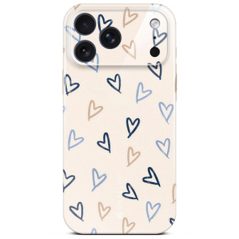 ONEFLOW Splash Cover iPhone 17 Pro Max Design Muster – Denim Doodles