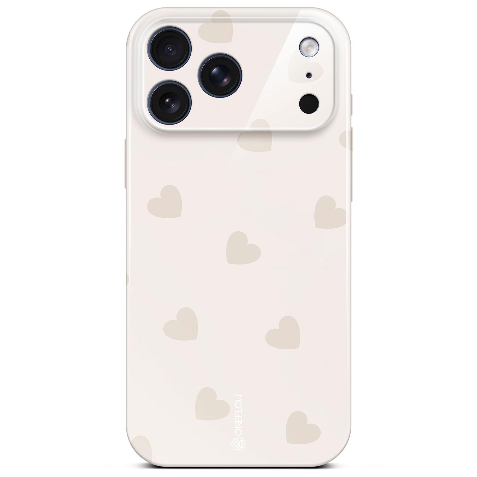 ONEFLOW Splash Cover iPhone 17 Pro Max Design Muster – Latte Love