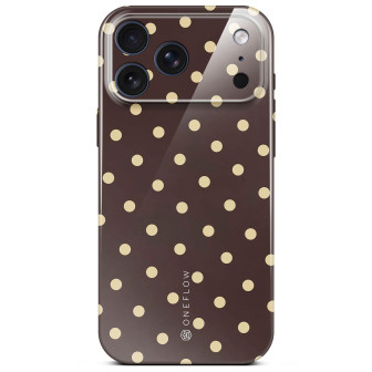 ONEFLOW Splash Cover iPhone 17 Pro Max Design Muster – Espresso Sprinkles