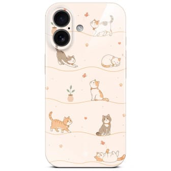 ONEFLOW ONEFLOW Splash Cover iPhone 17 Design Muster – Catnap Club