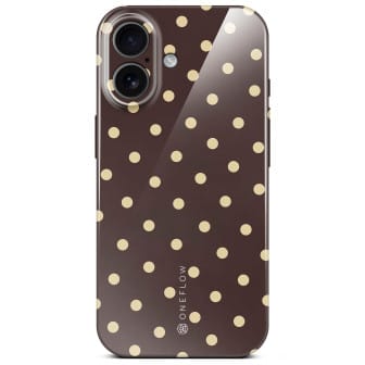 ONEFLOW ONEFLOW Splash Cover iPhone 17 Design Muster – Espresso Sprinkles