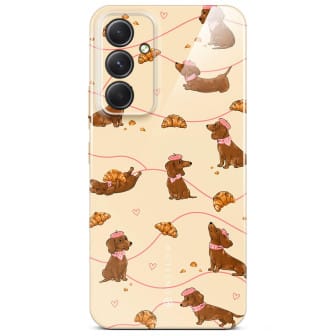 ONEFLOW ONEFLOW Splash Cover Samsung Galaxy A54 5G Design Muster – Doxie Deluxe